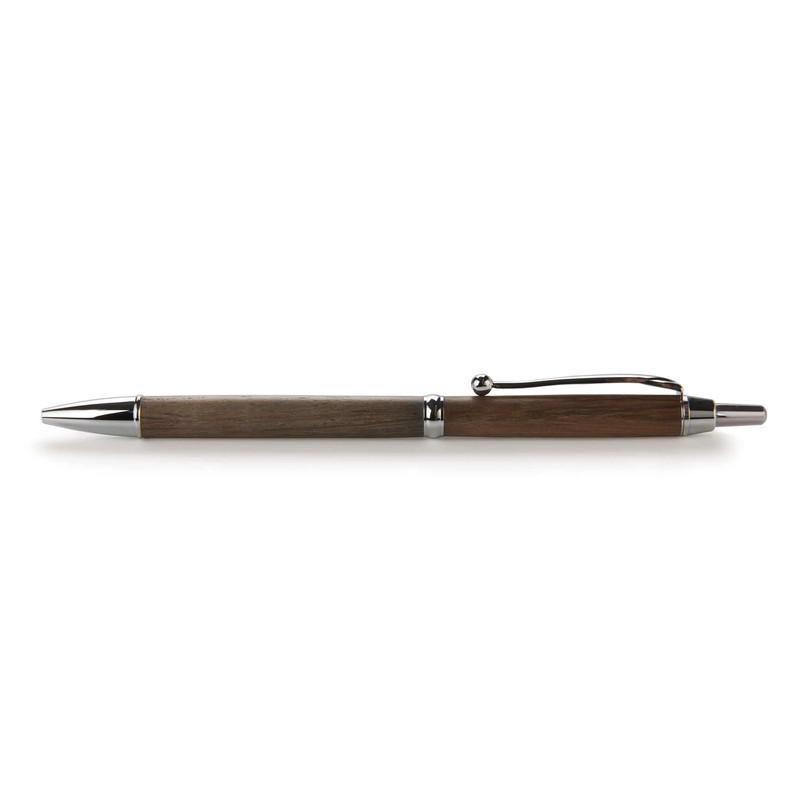 7 mm Slim Style Schmidt Click Mechanism Ballpoint Pen Kit - Finish:Chrome